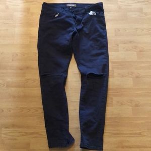 Crysp Denim Navy Blue Chinos